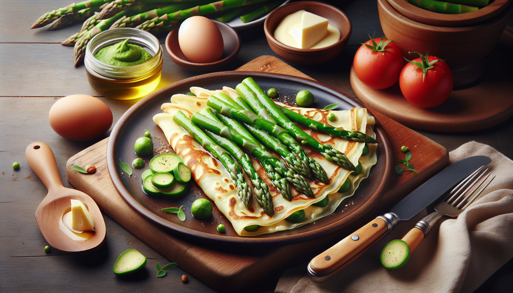 crespelle agli asparagi